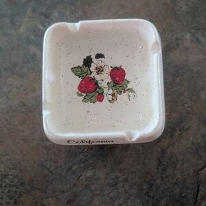 Vintage California Strawberry Ashtray